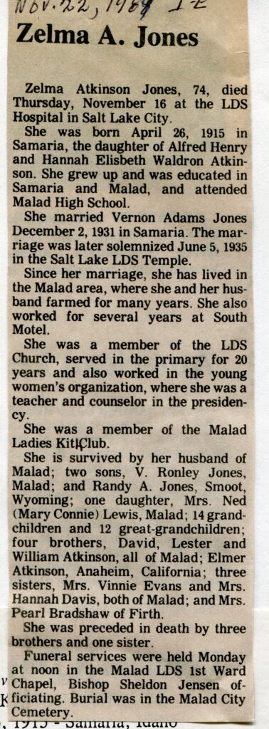 Jones Zelma Atkinson (16 Nov 1989 A)