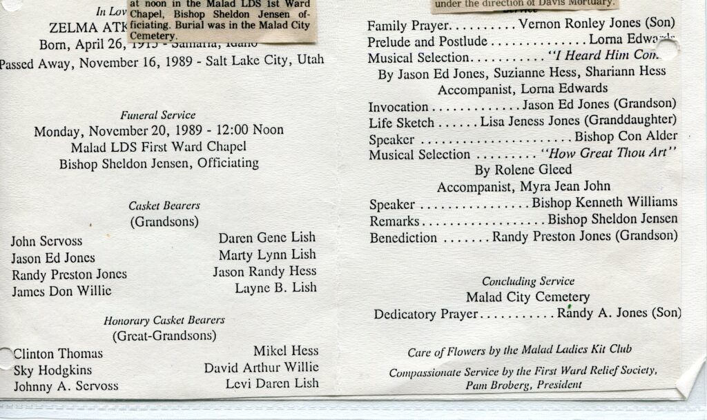 Jones Zelma Atkinson (16 Nov 1989 B)