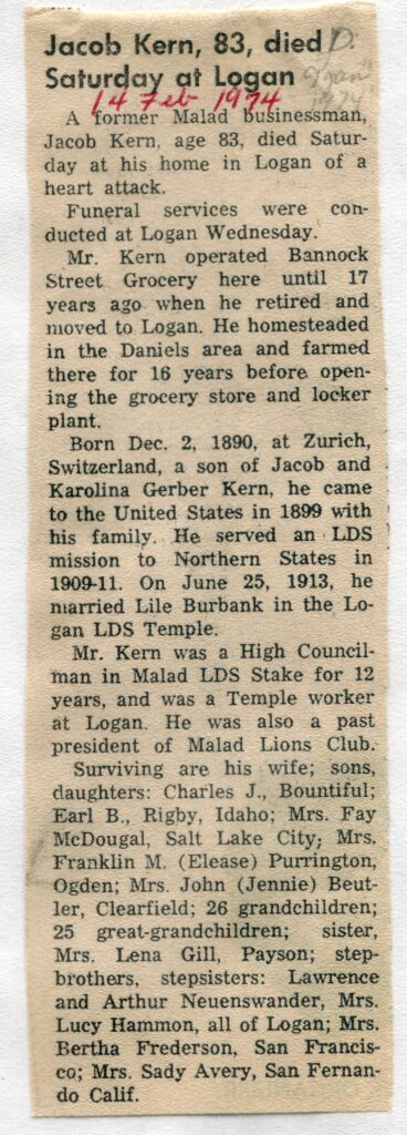 Kern, Jacob (09 Feb 1974)