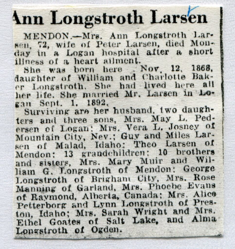 Larsen, Ann Longstroth (1940)