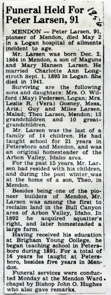 Larsen, Peter (02 May 1956)