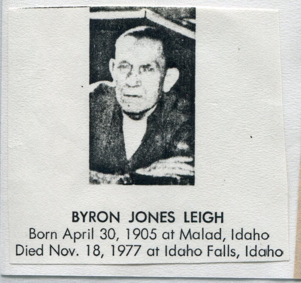 Leigh, Byron Jones (18 Nov 1977 A)