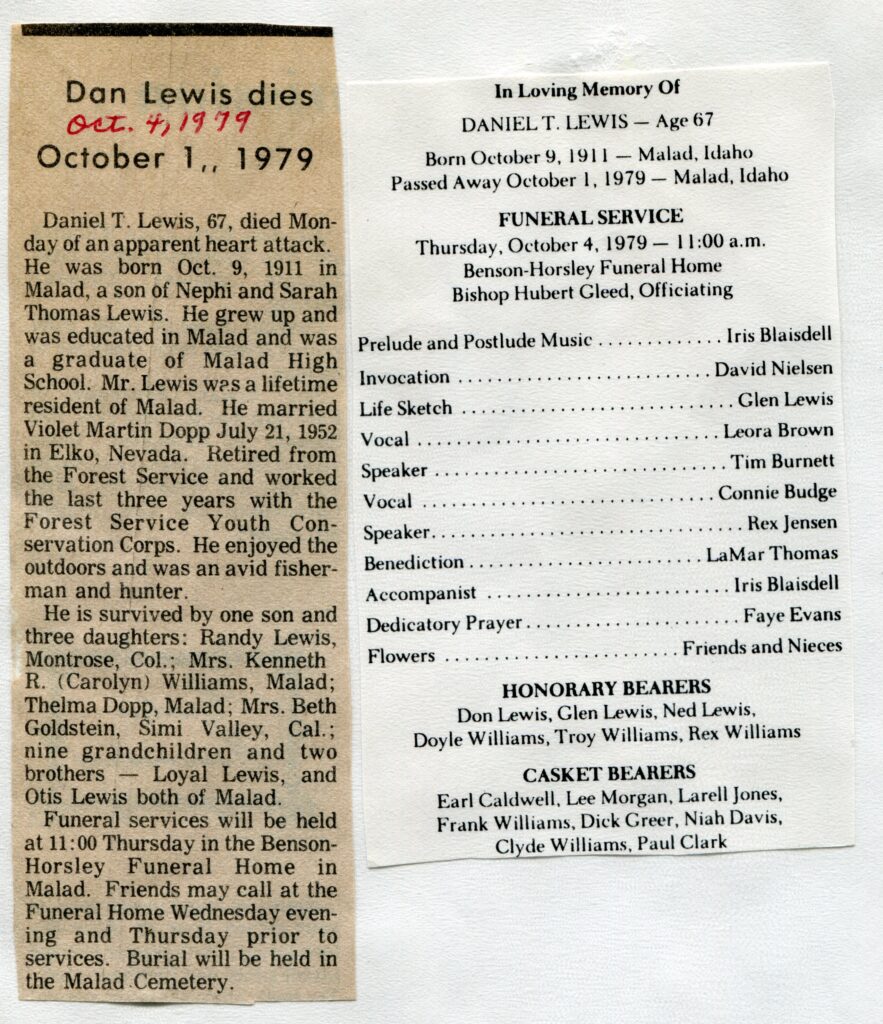 Lewis, Daniel T (01 Oct 1979)