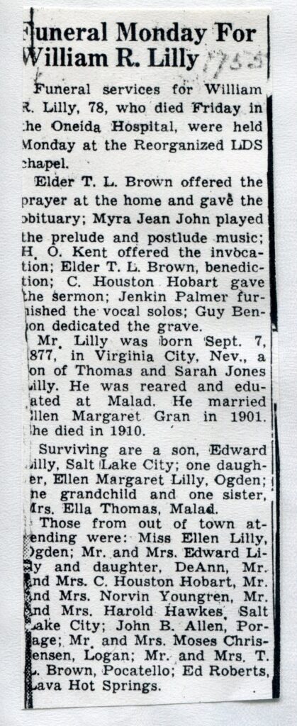 Lilly, William R (07 Oct 1955)