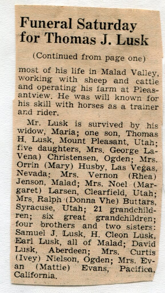 Lusk, Thomas Jenkins (01 May 1968 B)